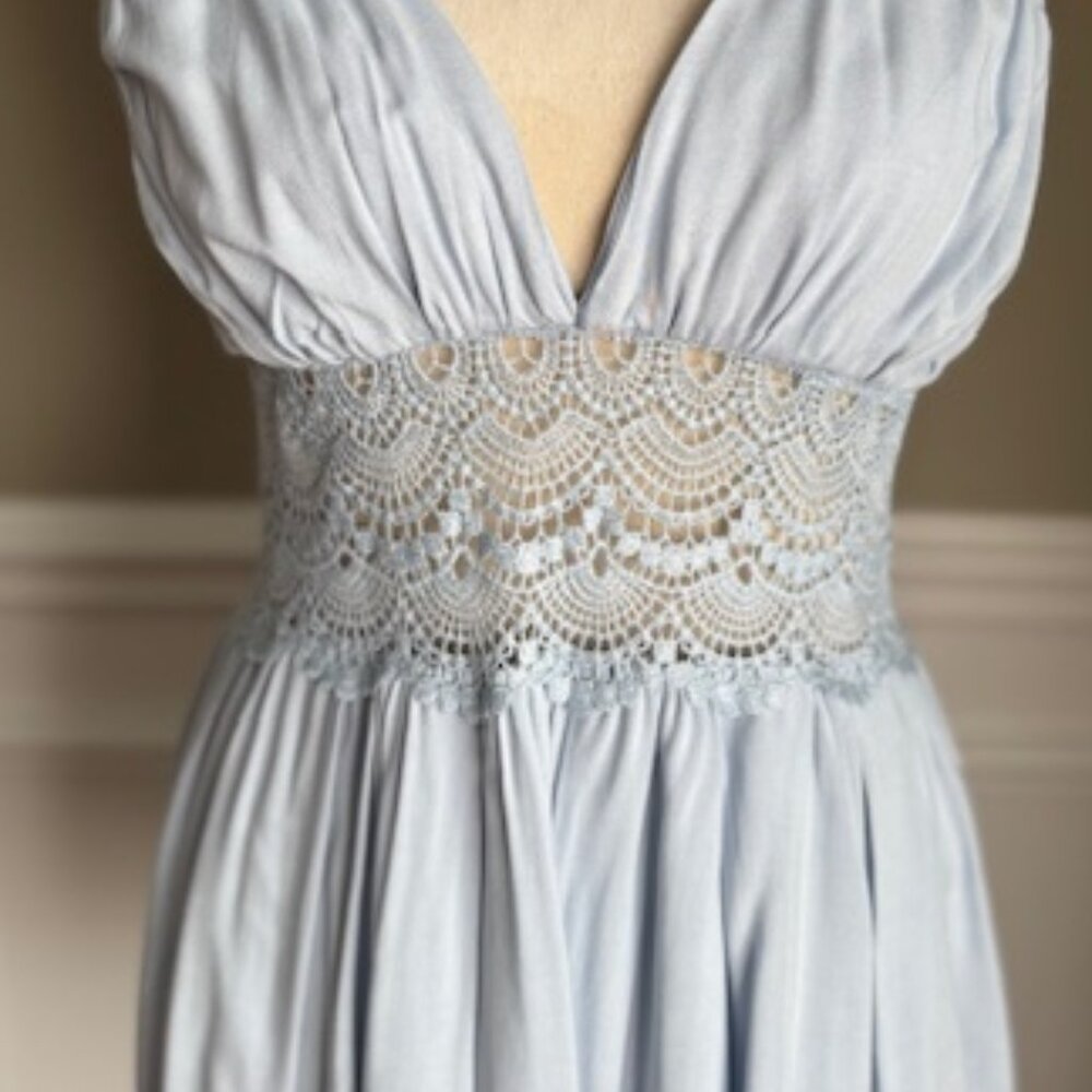 Rosie Crochet Open Back Romper - Picture 7 of 15